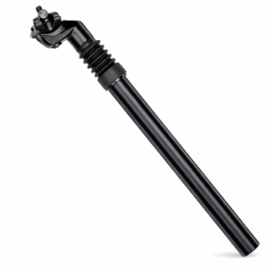 Wspornik siodła czarny amortyzowany do roweru