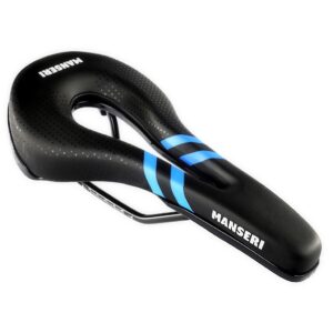 Siodełko rowerowe sportowe wygodne MANSERI MS-1189-01 czarne