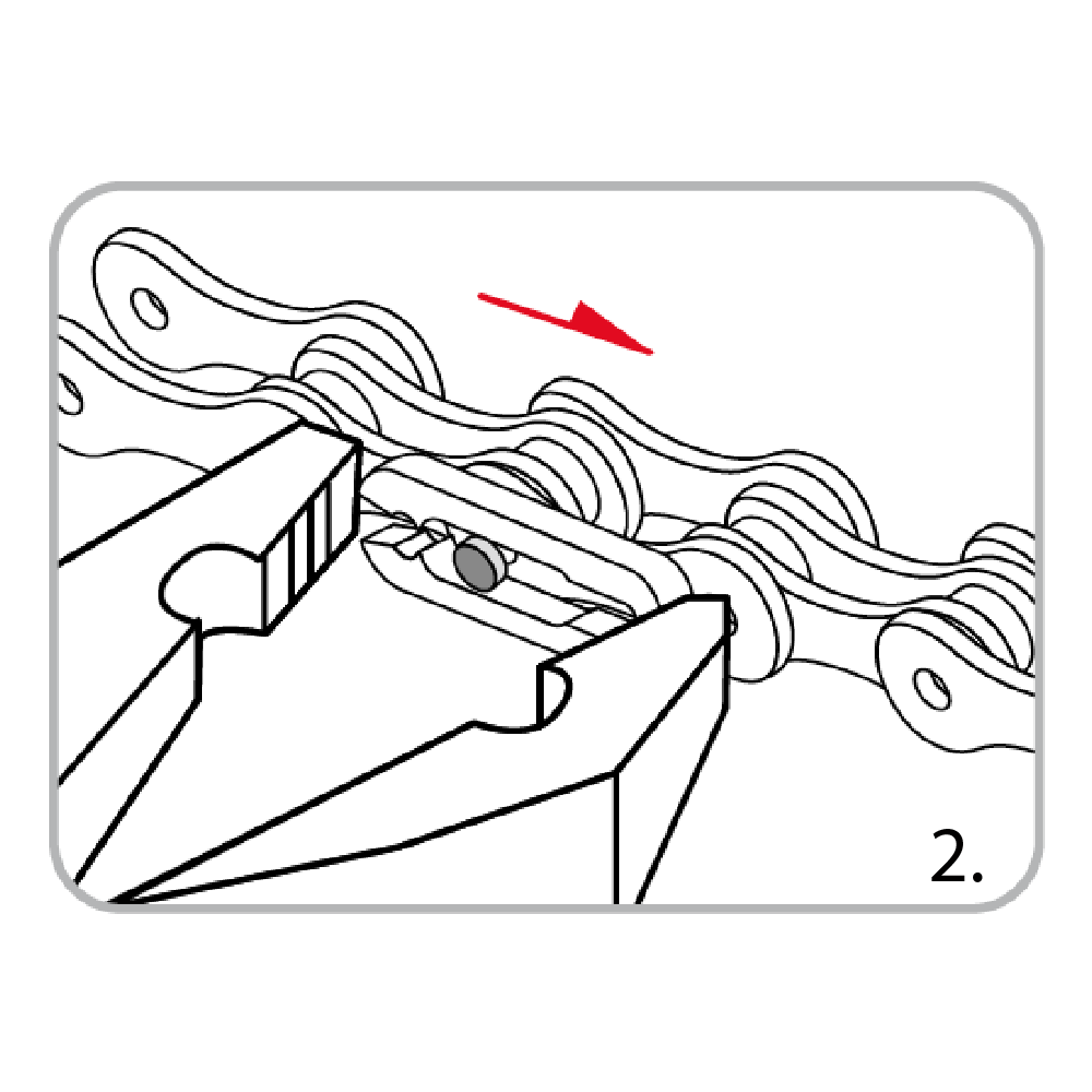Łańcuch rowerowy MAYA C-410 1 rzędowy 112L + LINK - obrazek 6