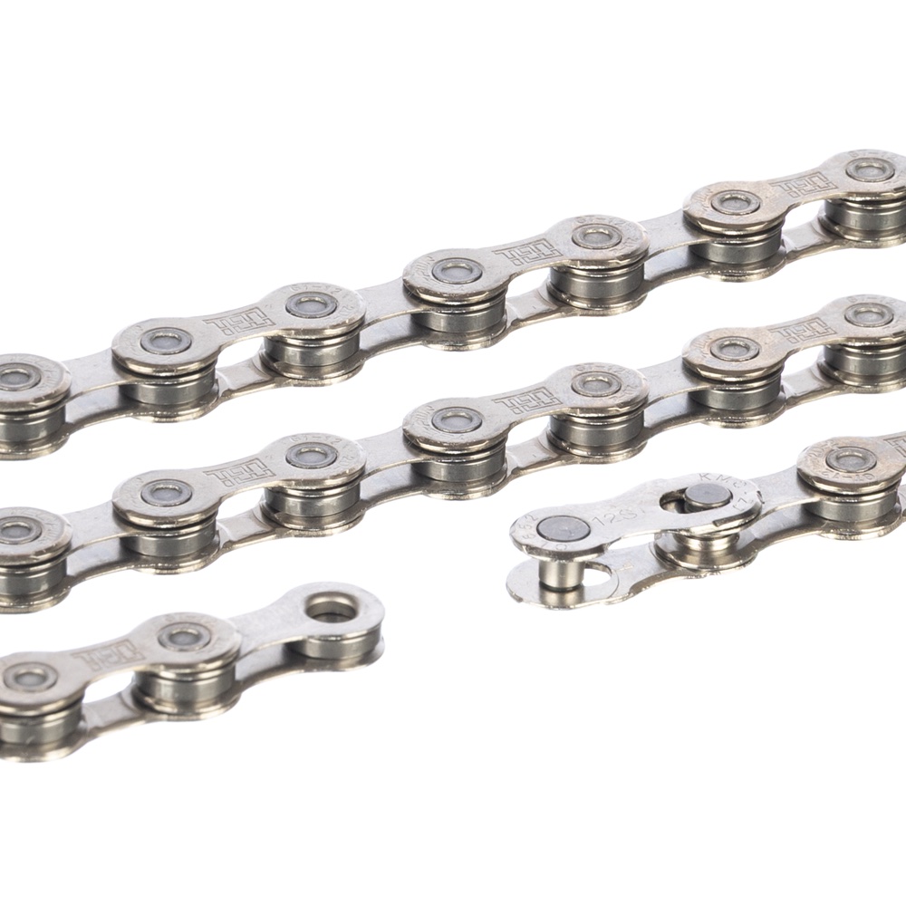 Łańcuch rowerowy 10 rzędowy srebrny ze spinką do napędu 11s