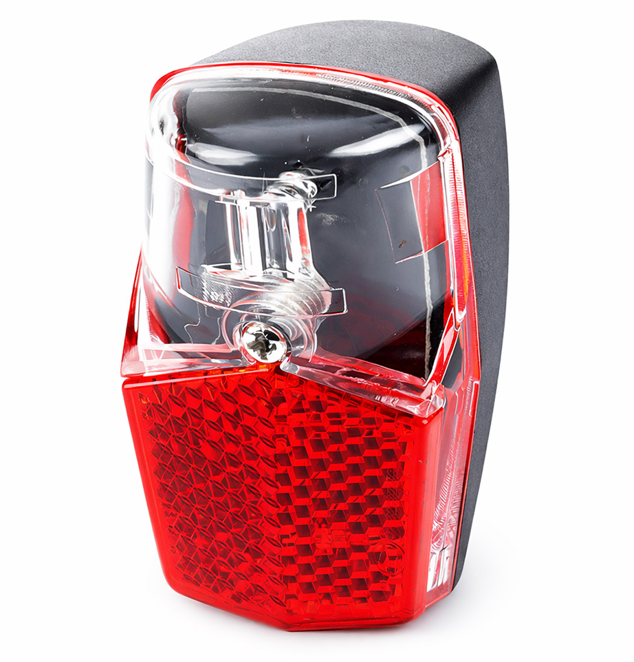 Lampa tylna dynamo na błotnik do roweru