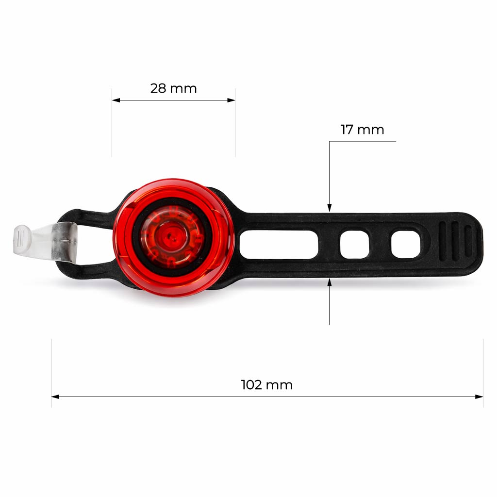 Lampka LED na sztycę XC-161R - obrazek 6