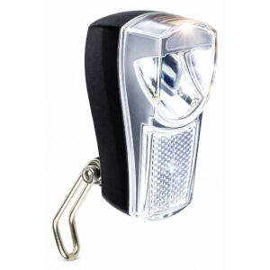 Przednia lampa rowerowa bateryjna XC-211 montowana na widelcu roweru