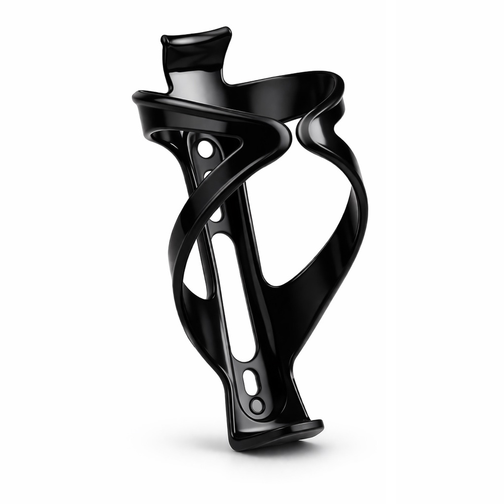 Elastyczny koszyk na bidon rowerowy XJ3075 zamontowany na ramie roweru