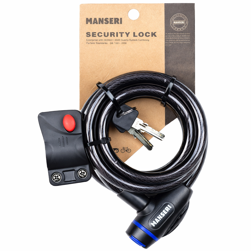 Blokada linka długa stalowa do roweru