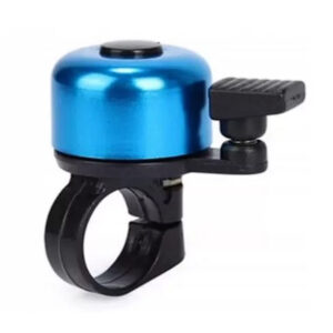 Dzwonek rowerowy mechaniczny na kierownicę, niebieski