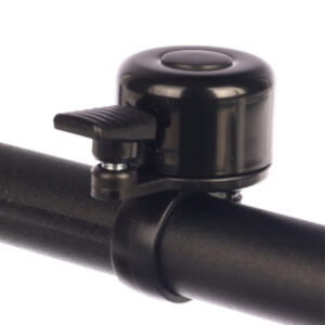 Dzwonek Ding Dong czarny aluminiowy WBE014