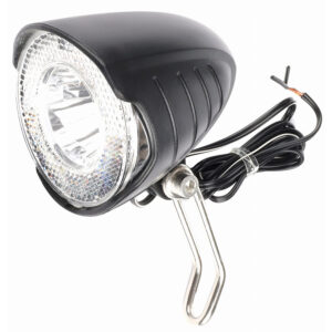 Lampa przednia XC-110 (50) dynamo, kabel, 1W LED, blister