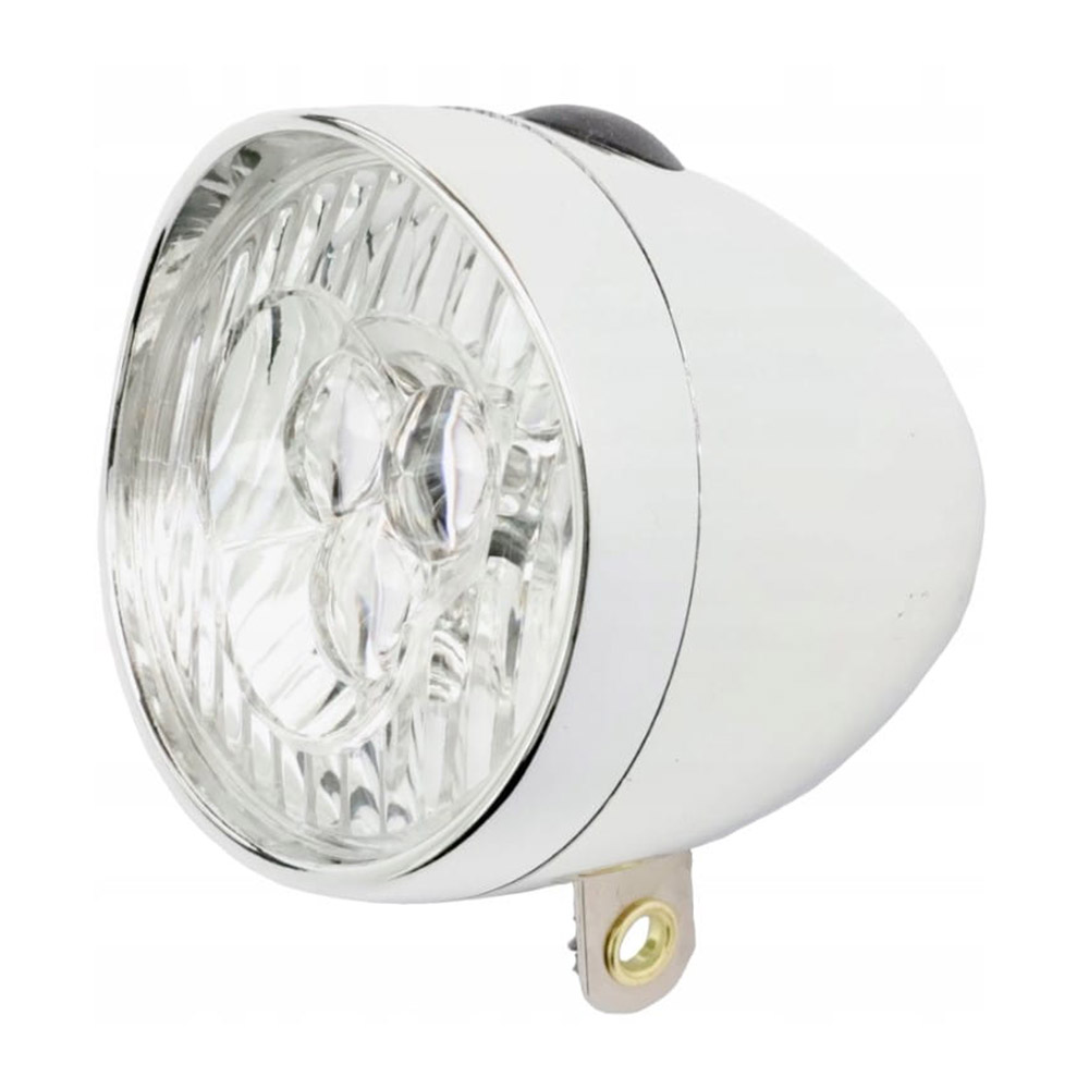 Lampa przednia XC-764B (100) OEM 3 x white LED silver