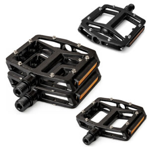 Pedały aluminiowe MTB czarne FP-203ZP z pinami i łożyskami polimerowymi